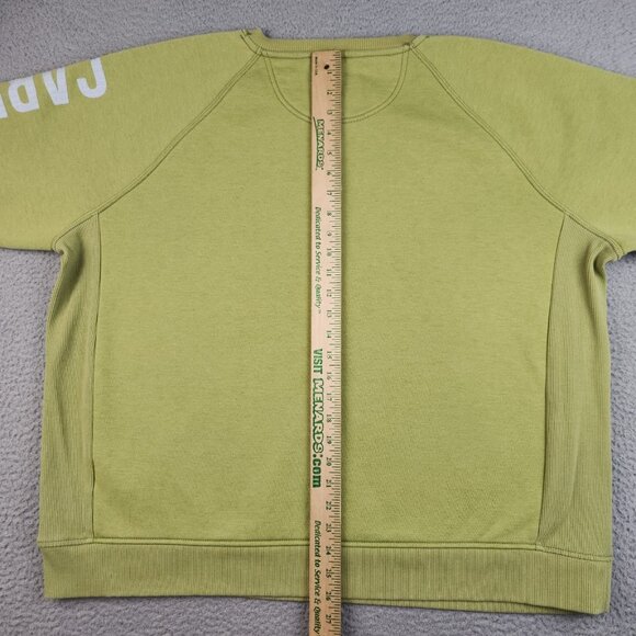 Carhartt Sweater Womens 2XL Green Long Sleeve Relaxed Fit Crewneck Sweatshirt - Picture 11 of 12
